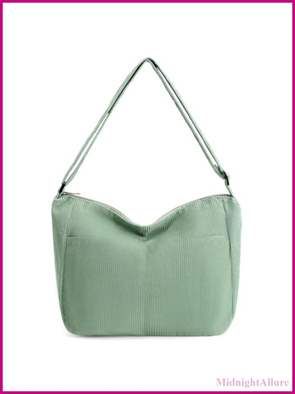 Corduroy Tote Bag Hobo Shoulder Crossbody Handbag Lightweight Women